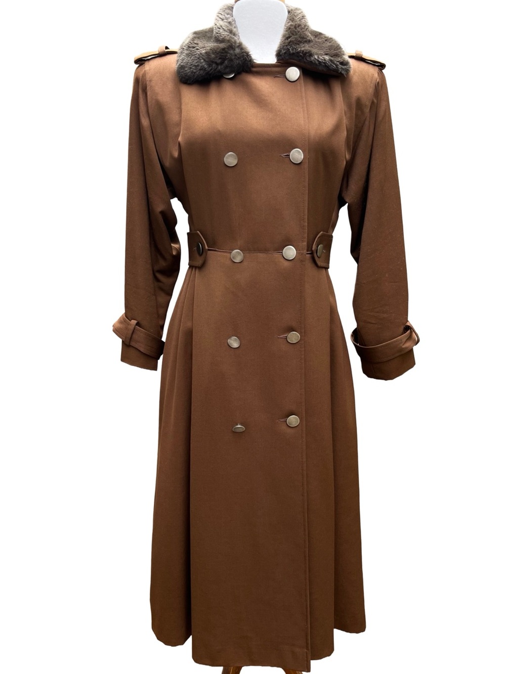 Vintage Hilary Radley Virgin Wool Russian Coat 4 - Picture 3 of 17